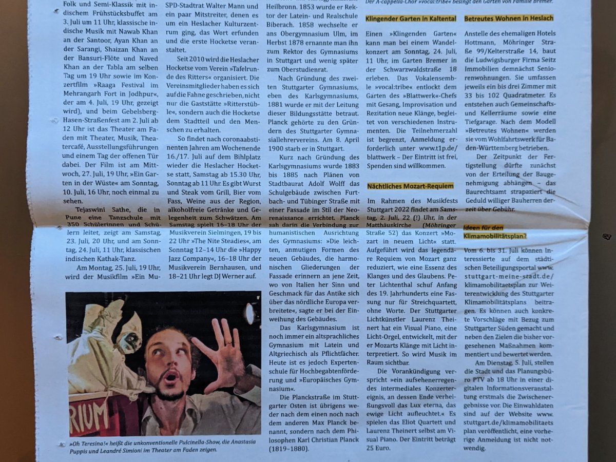 Articles de presse — Compagnie UEUEUE