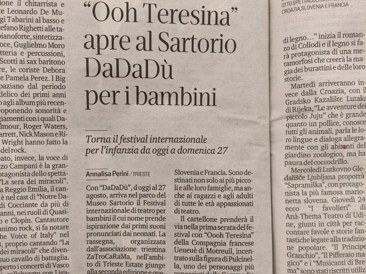 Articles de presse — Compagnie UEUEUE